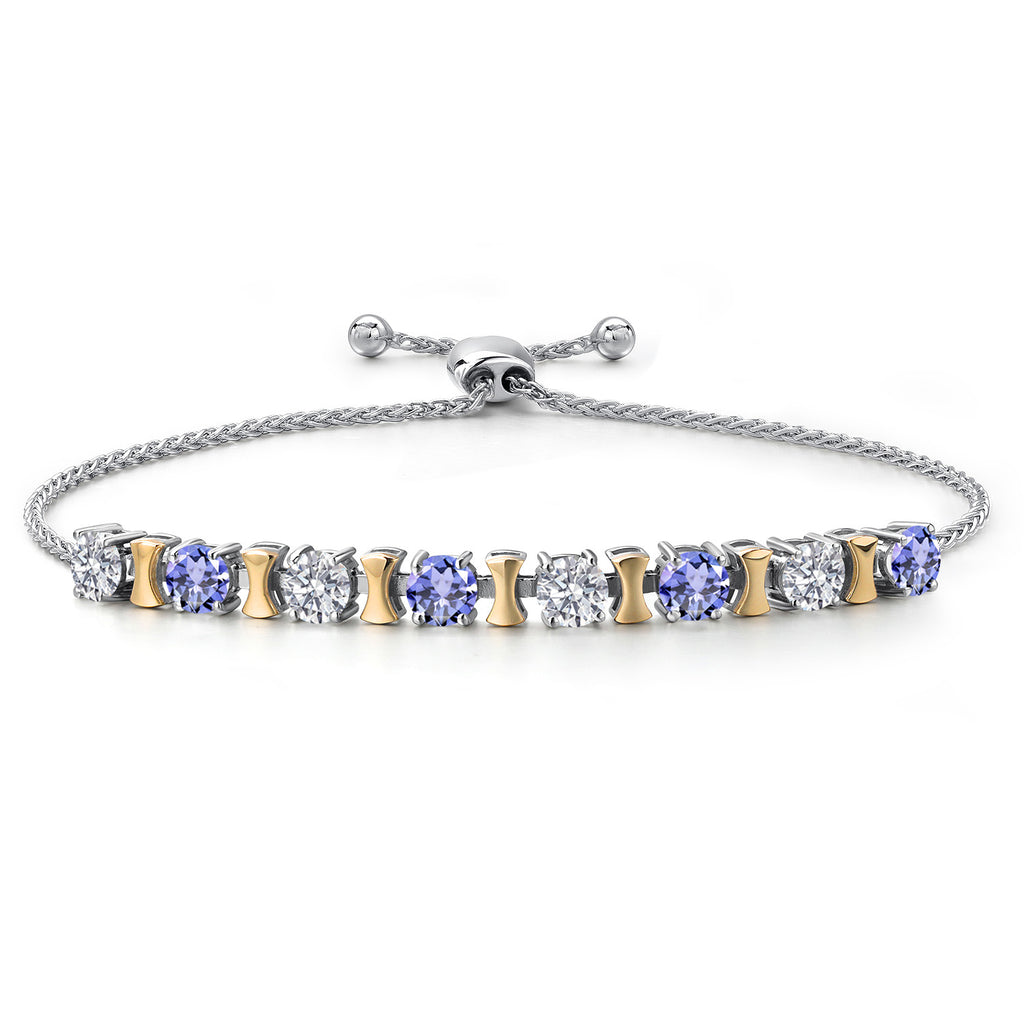 Bracelet in 925 Sterling Silver and 10K Yellow Gold