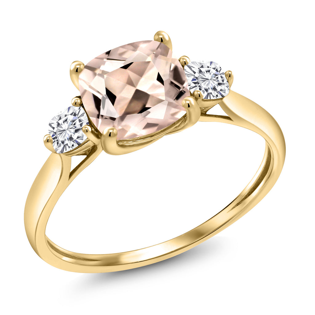 Morganite_5_Ring in 10K Yellow Gold