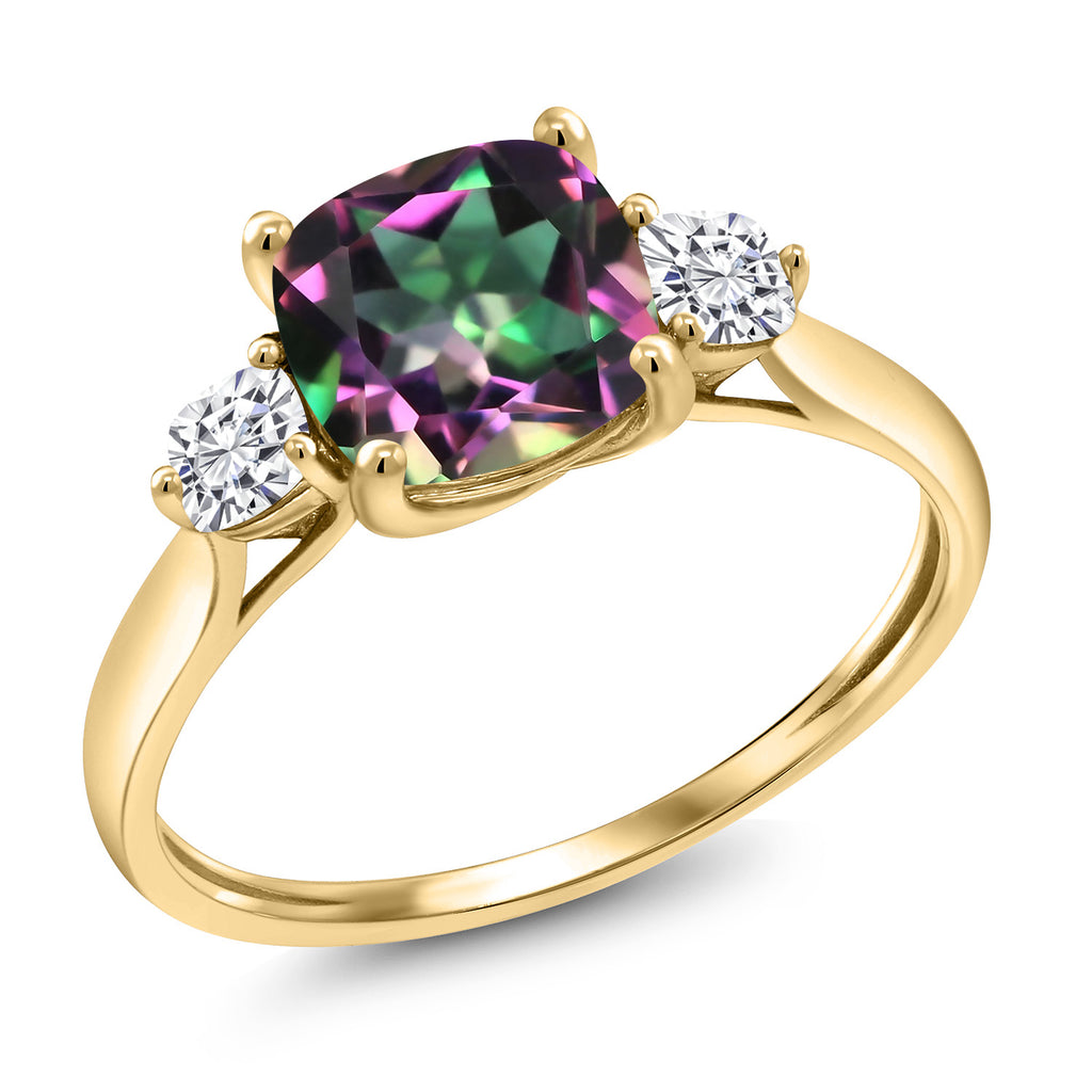 Green Mystic Topaz_9_Ring in 10K Yellow Gold