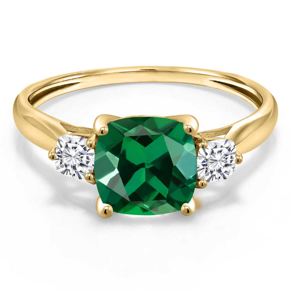 Nano Emerald_9_Ring in 10K Yellow Gold