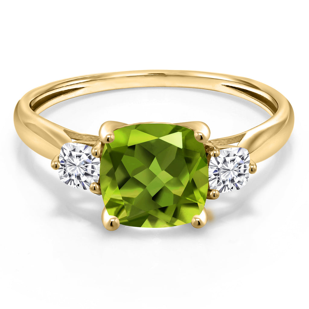 Peridot_9_Ring in 10K Yellow Gold