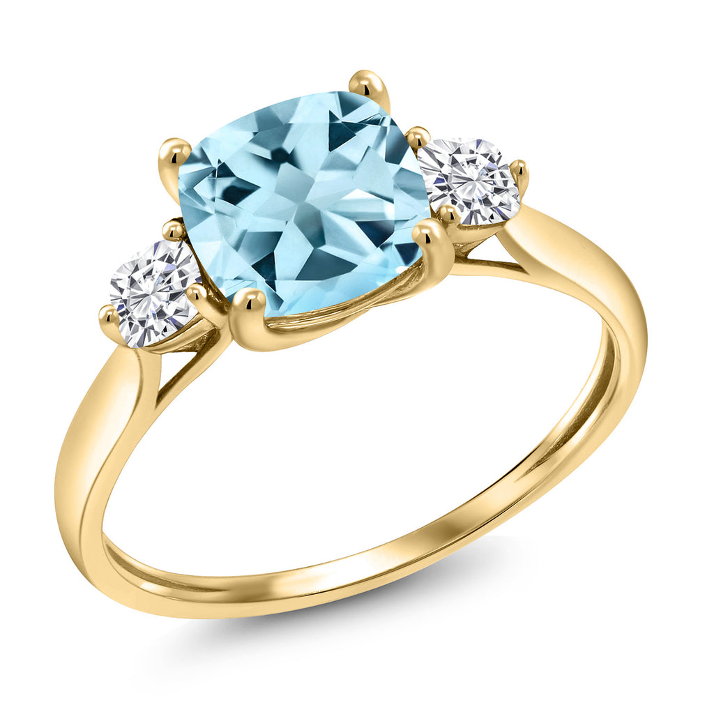 Sky Blue Topaz_5_Ring in 10K Yellow Gold