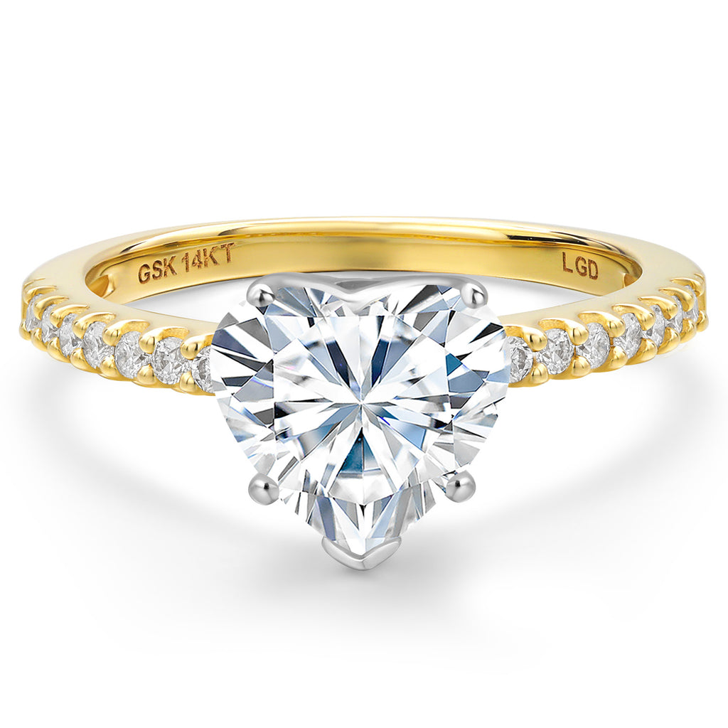 Ring in 14K Two Tone Gold