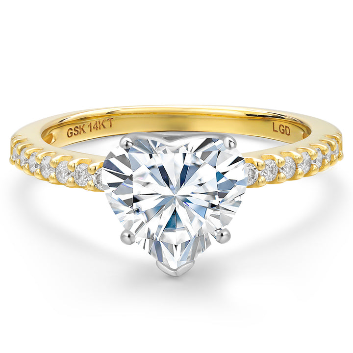 Ring in 14K Two Tone Gold