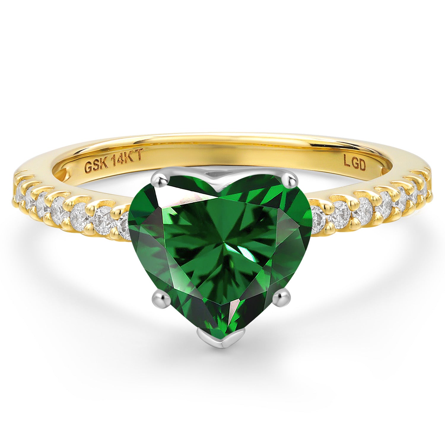 Ring in 14K Two Tone Gold