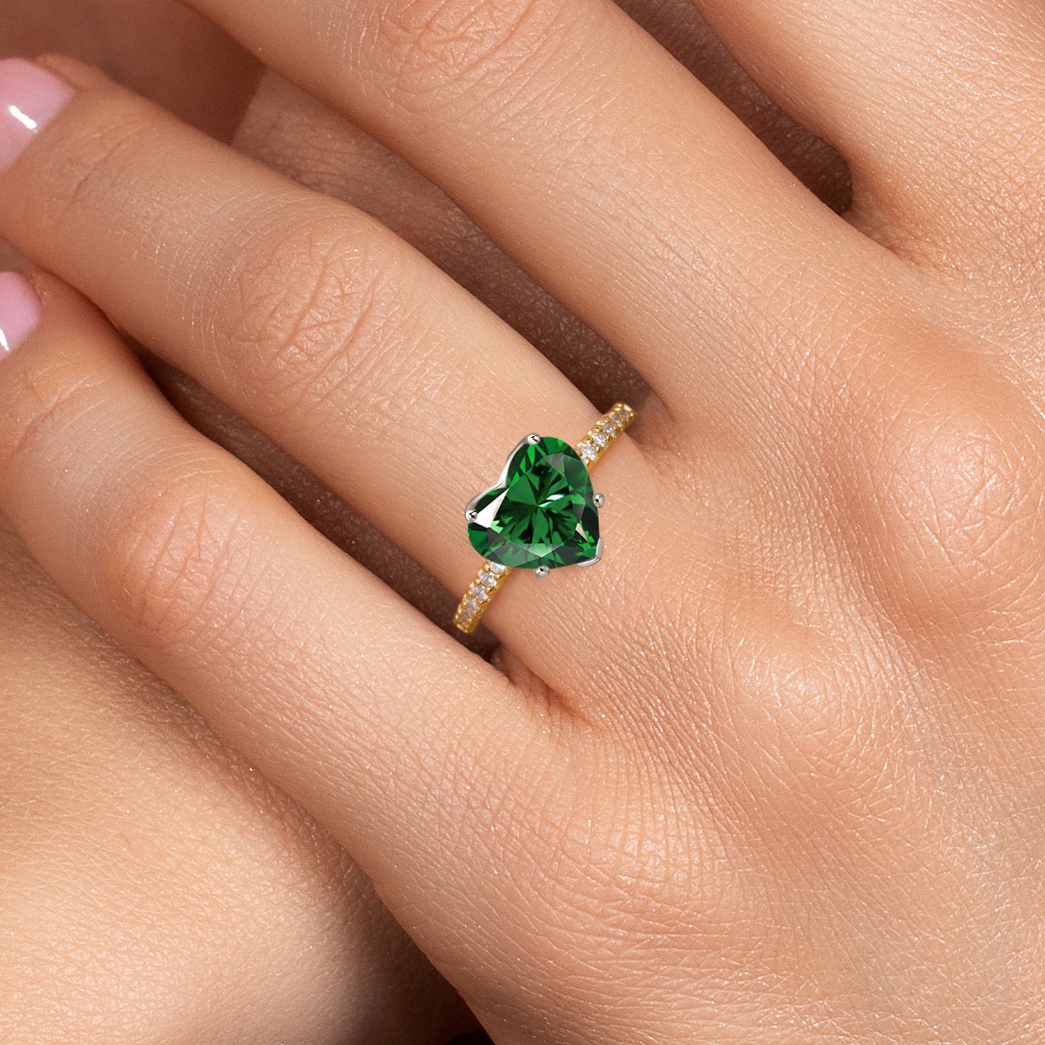 Ring in 14K Two Tone Gold