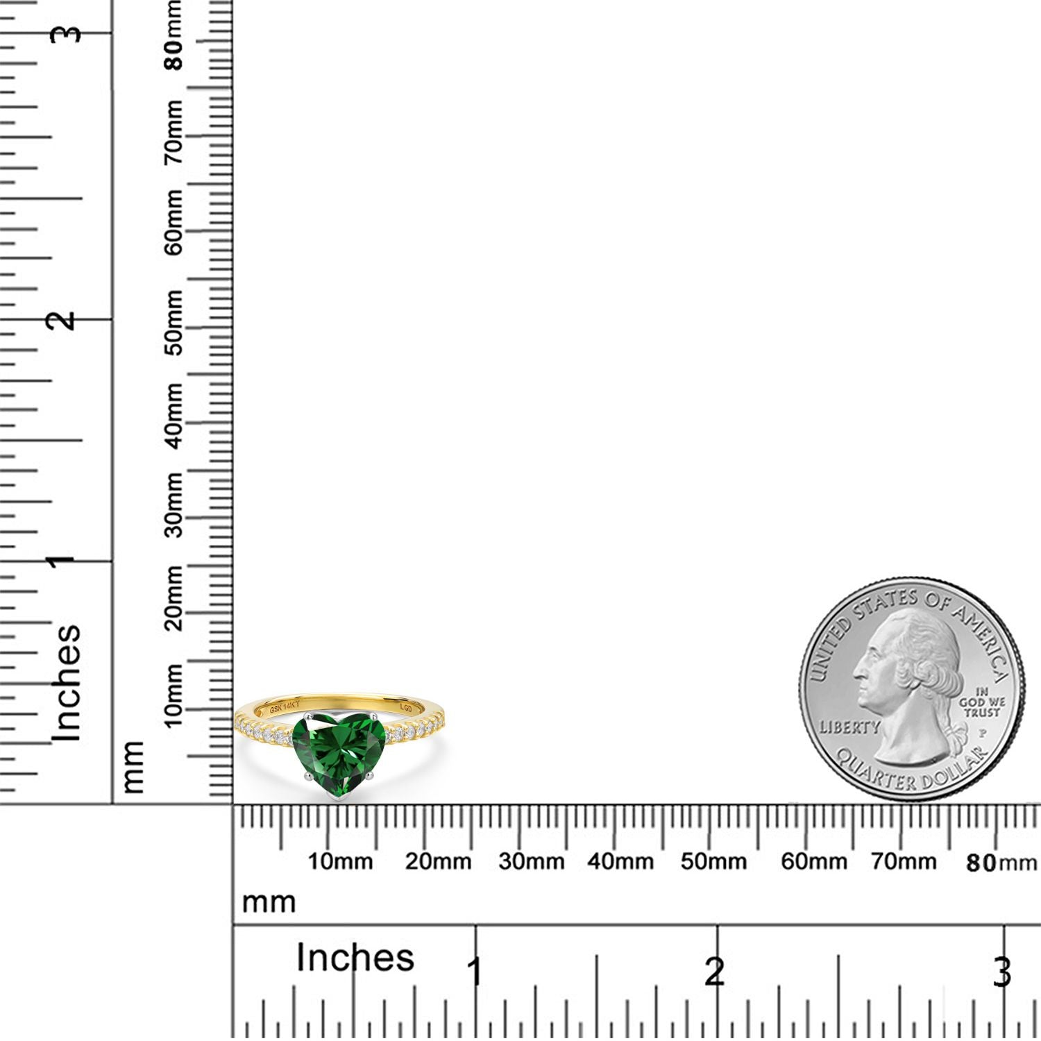 Ring in 14K Two Tone Gold