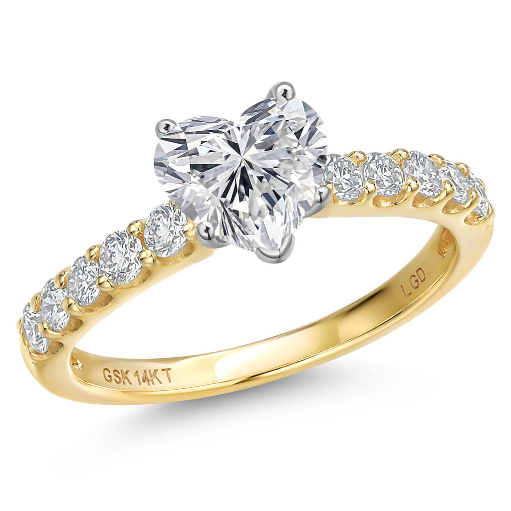 Center 1ct_9_Ring in 14K Two Tone Gold