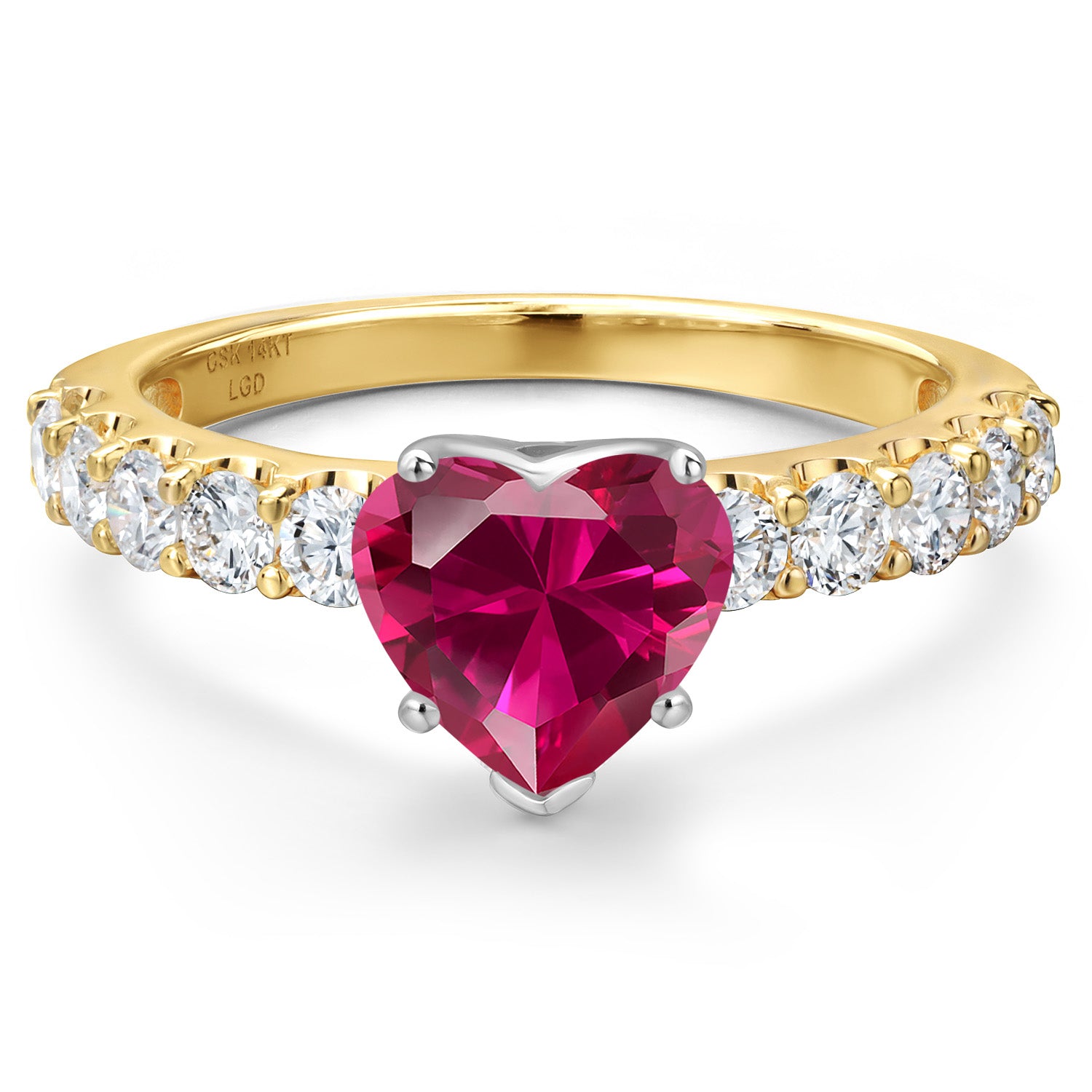 Ring in 14K Two Tone Gold