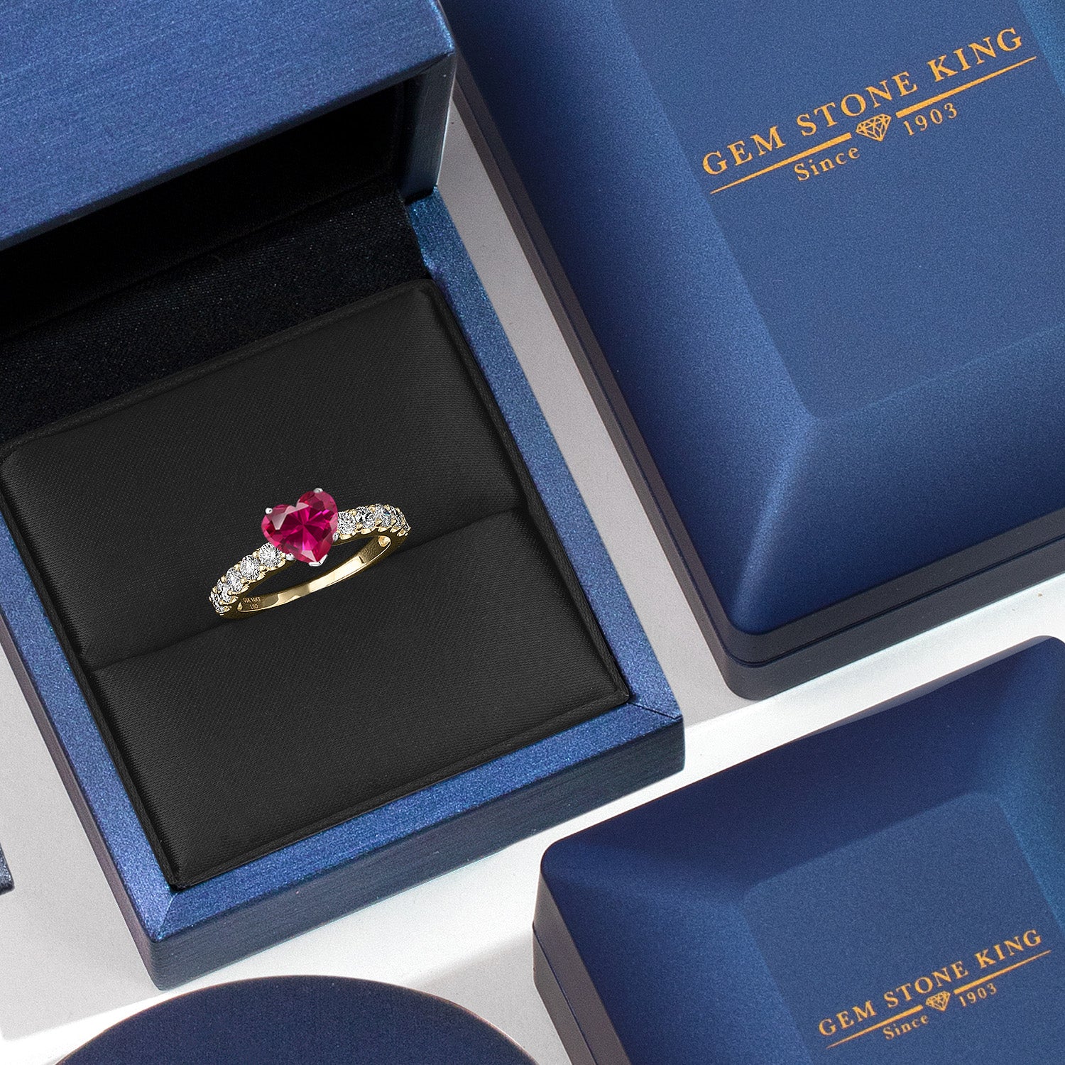 Ring in 14K Two Tone Gold