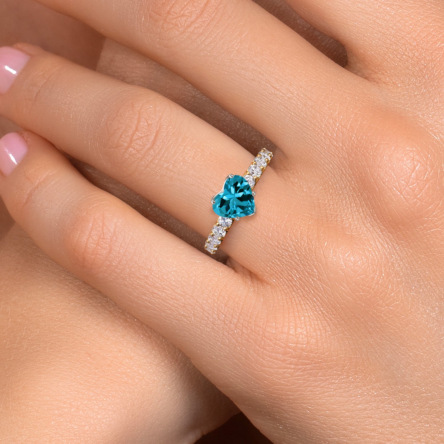 Ring in 14K Two Tone Gold