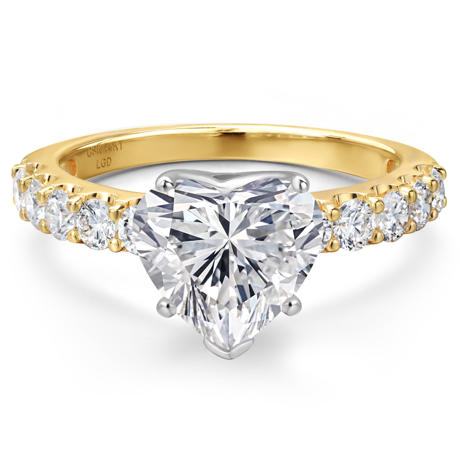 Center 3.00ct_7_Ring in 14K Two Tone Gold