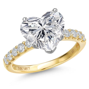 Center 4ct_Ring in 14K Two Tone Gold