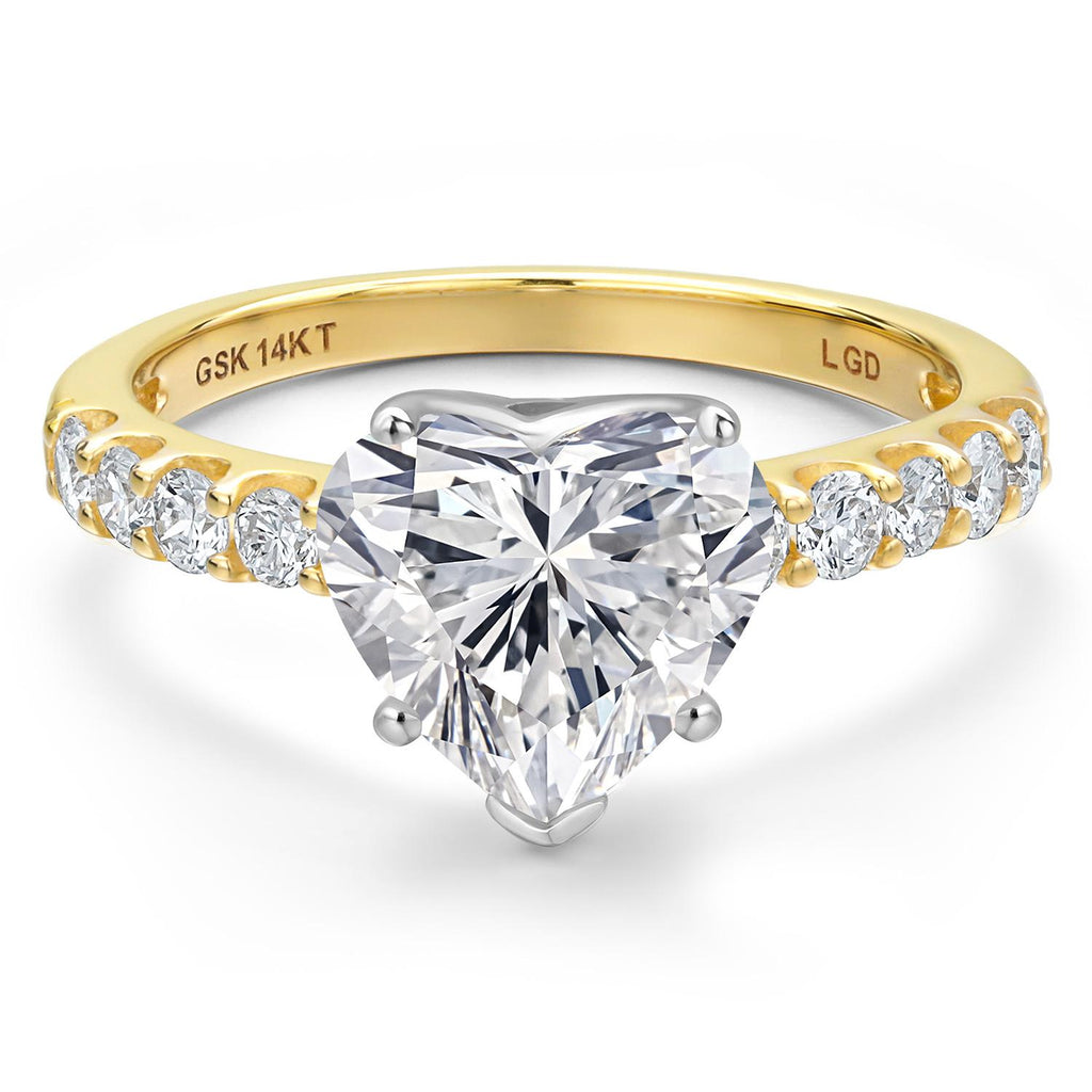 Center 4ct_Ring in 14K Two Tone Gold