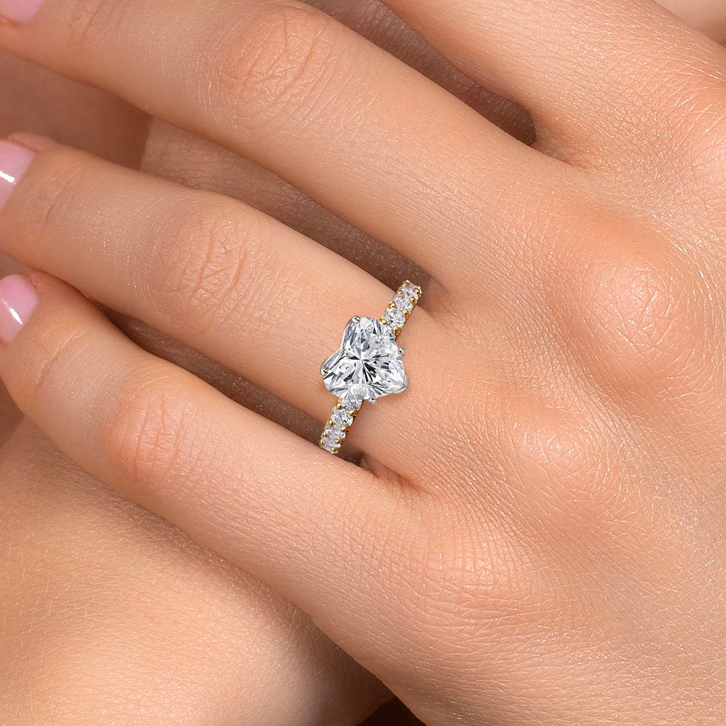Center 4ct_Ring in 14K Two Tone Gold