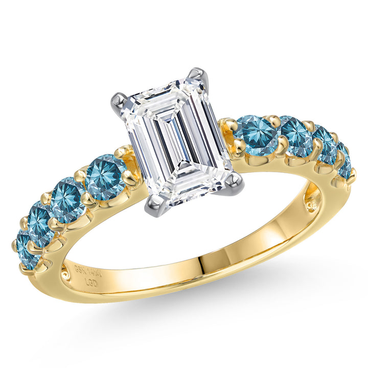 Center 1.5Ct_7_Ring in 14K Two Tone Gold
