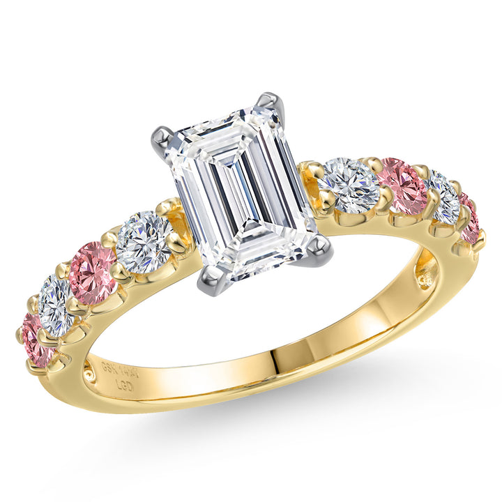 Center 1.5ct_8_Ring in 14K Two Tone Gold