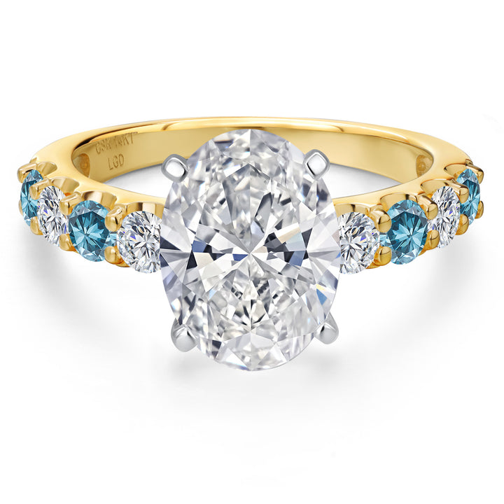 Ring in 14K Two Tone Gold