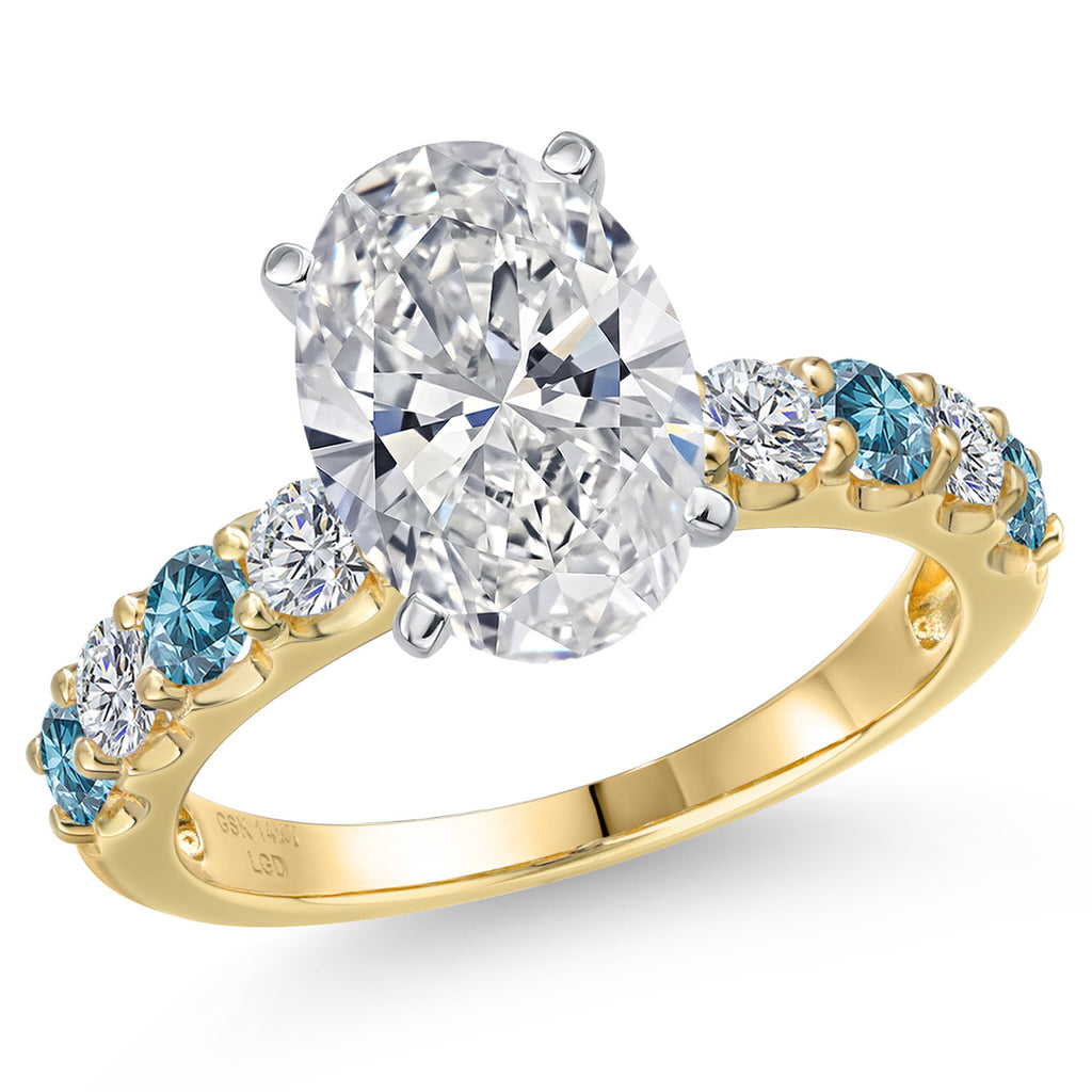 Ring in 14K Two Tone Gold