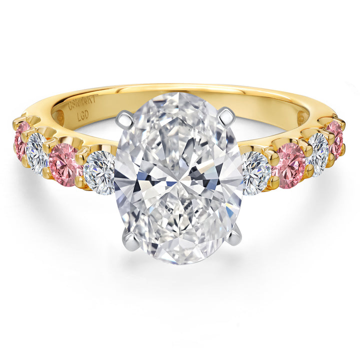 Ring in 14K Two Tone Gold