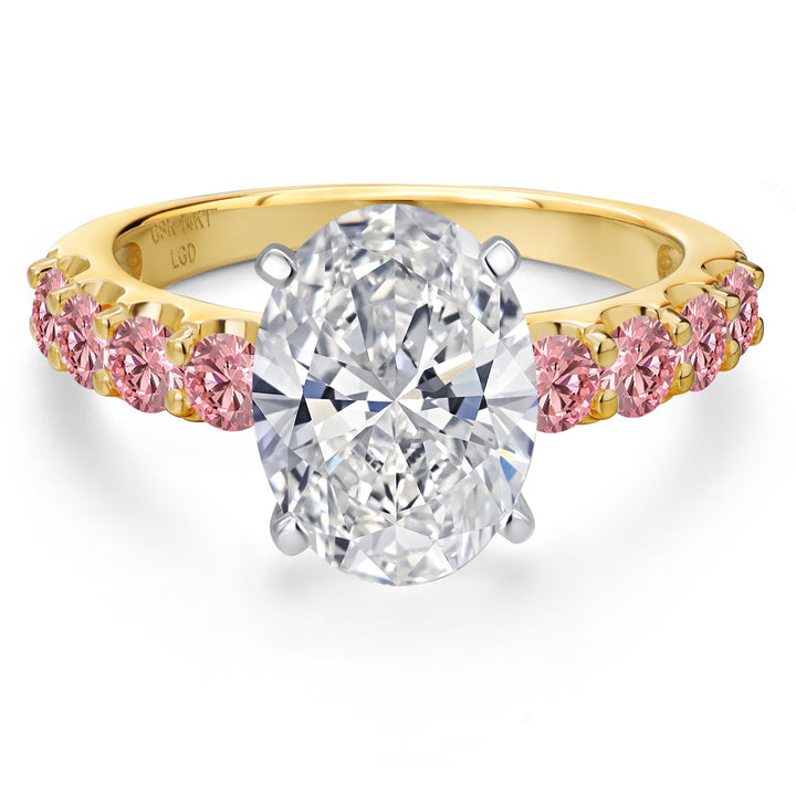 Ring in 14K Two Tone Gold