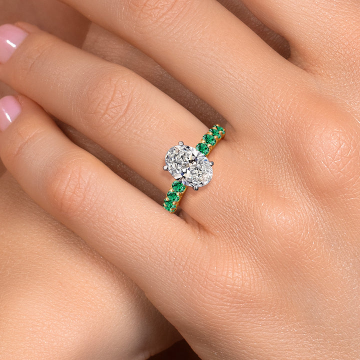 Ring in 14K Two Tone Gold