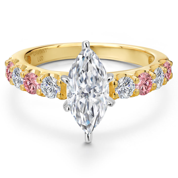 Ring in 14K Two Tone Gold