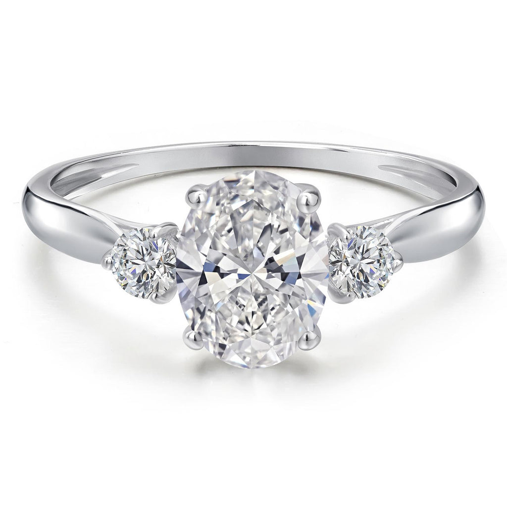 Ring in 10K White Gold