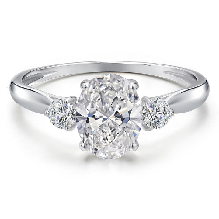 Ring in 10K White Gold