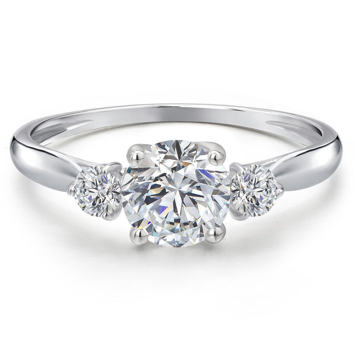 Ring in 10K White Gold