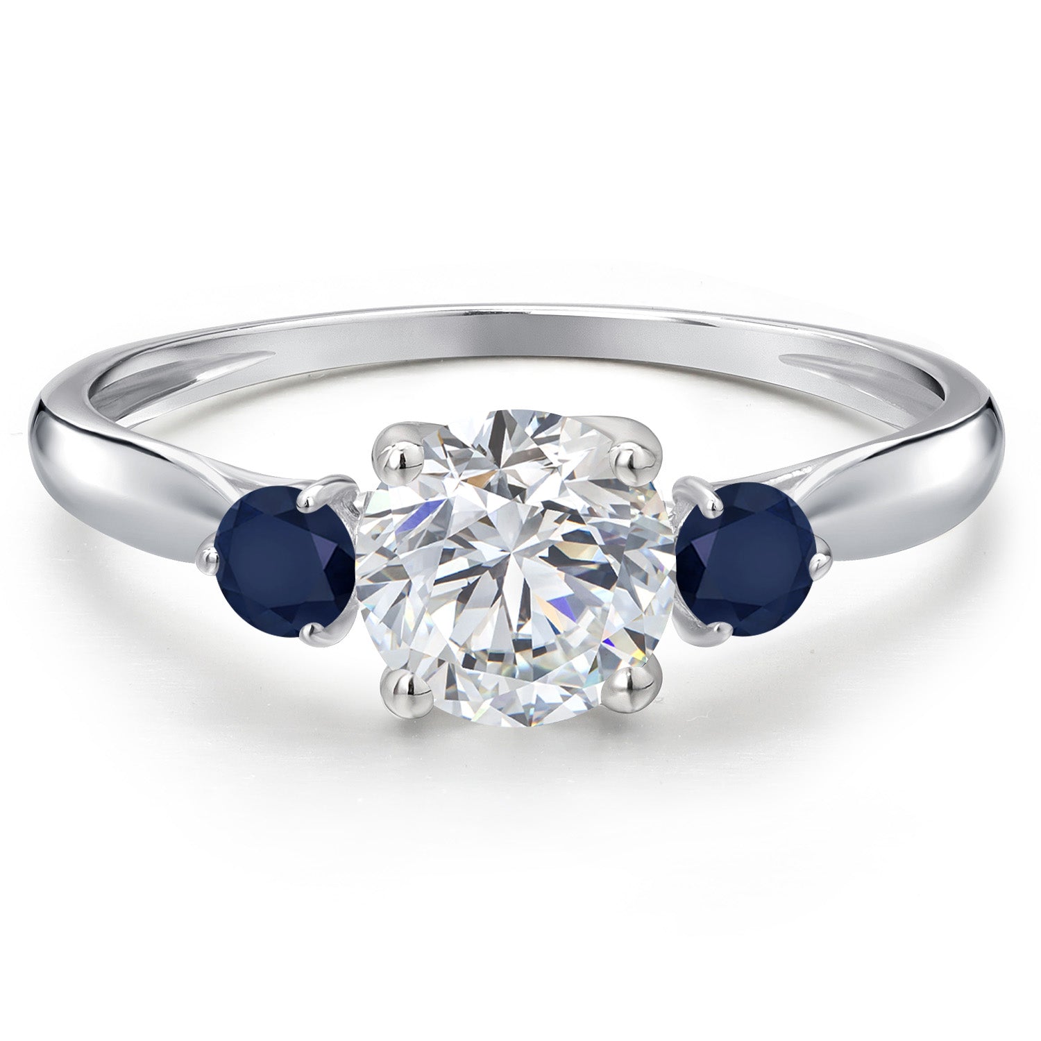 Ring in 10K White Gold