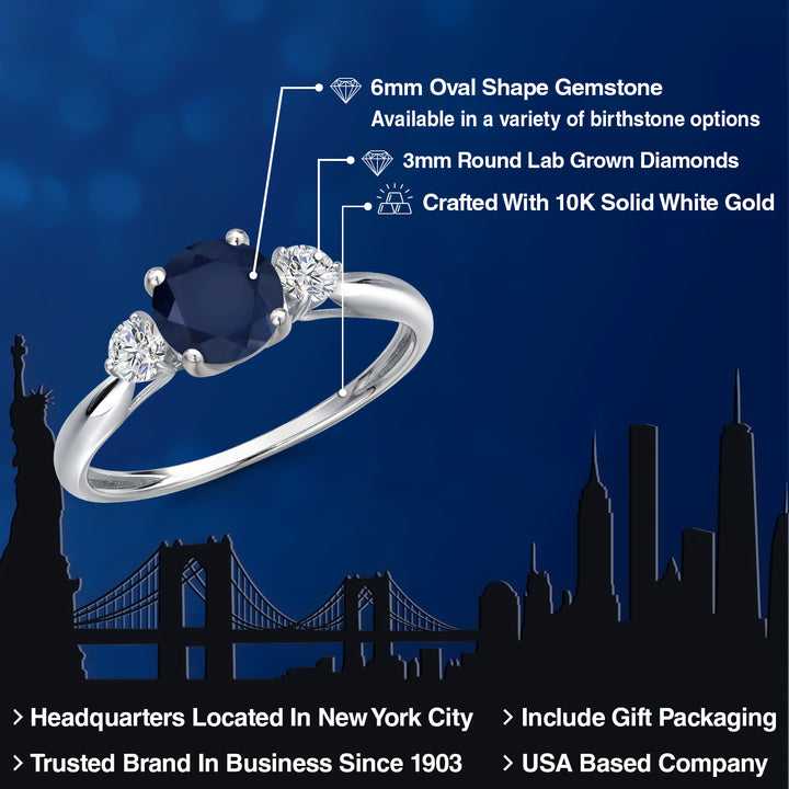 Ring in 10K White Gold