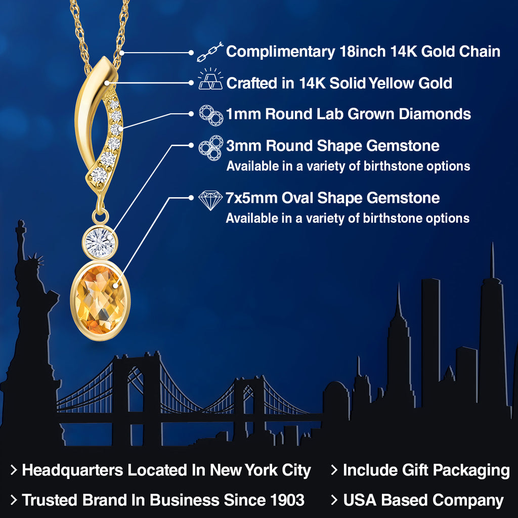 Pendant in 14K Yellow Gold
