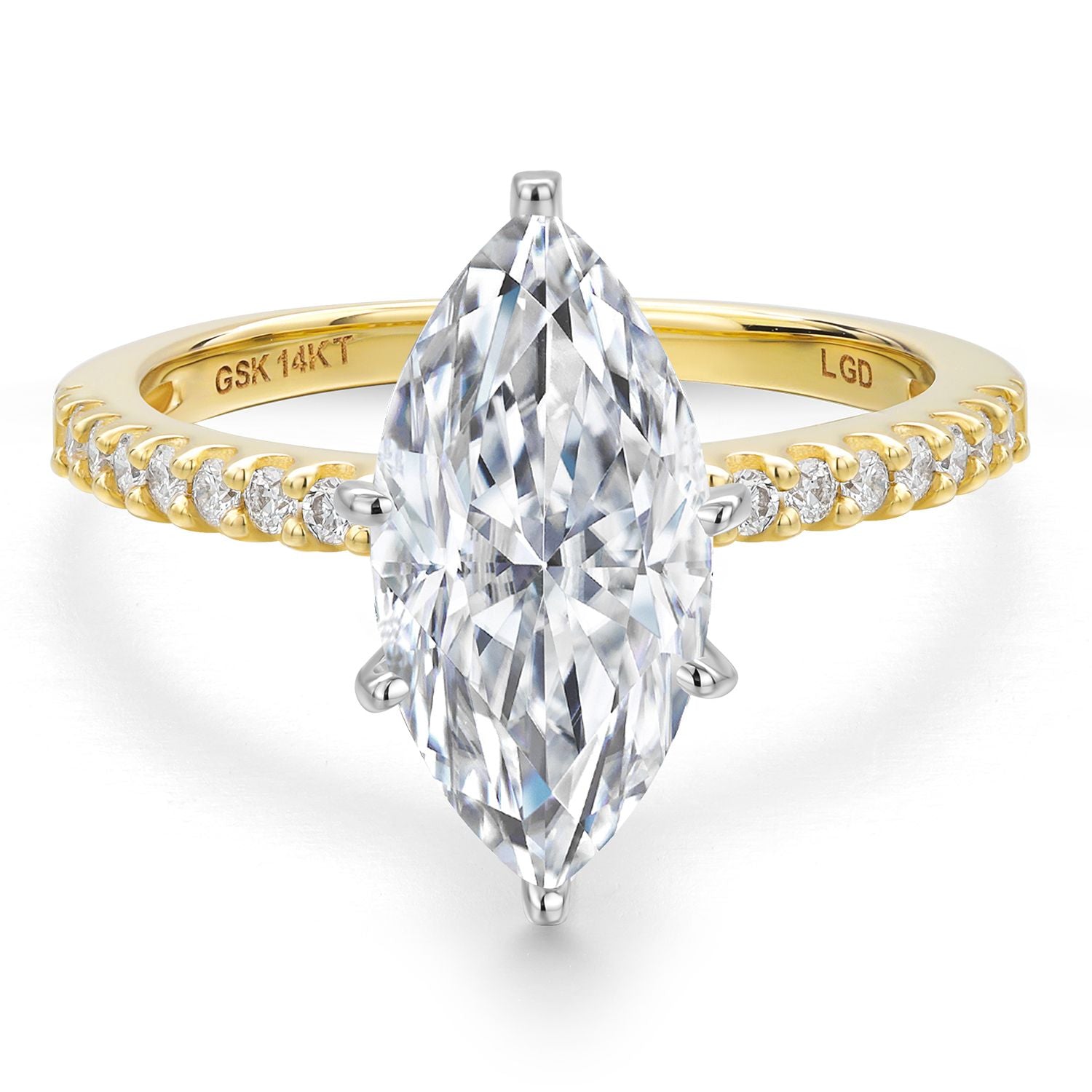 9_Ring in 14K Two Tone Gold