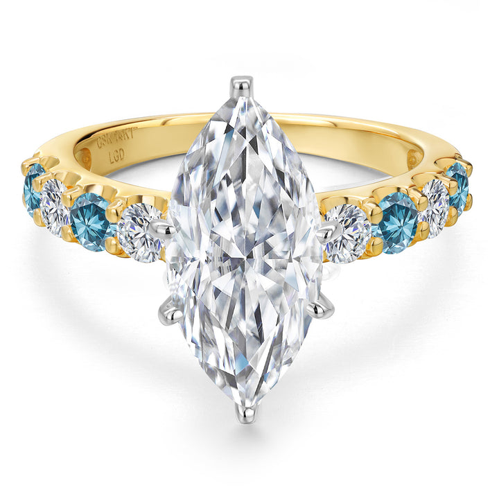 Ring in 14K Two Tone Gold
