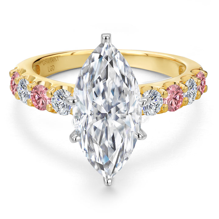 Ring in 14K Two Tone Gold