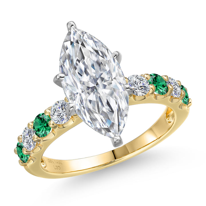 8_Ring in 14K Two Tone Gold