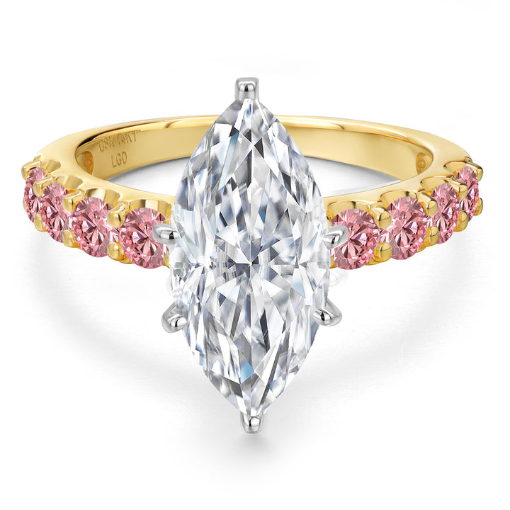 Ring in 14K Two Tone Gold