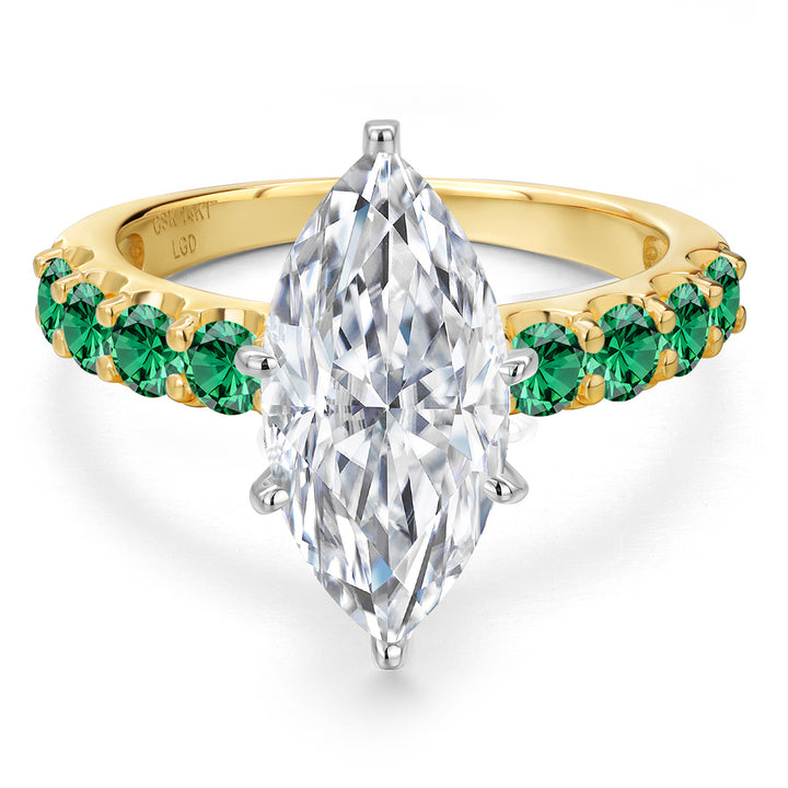 Ring in 14K Two Tone Gold