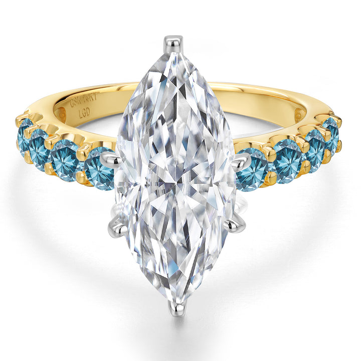 Ring in 14K Two Tone Gold