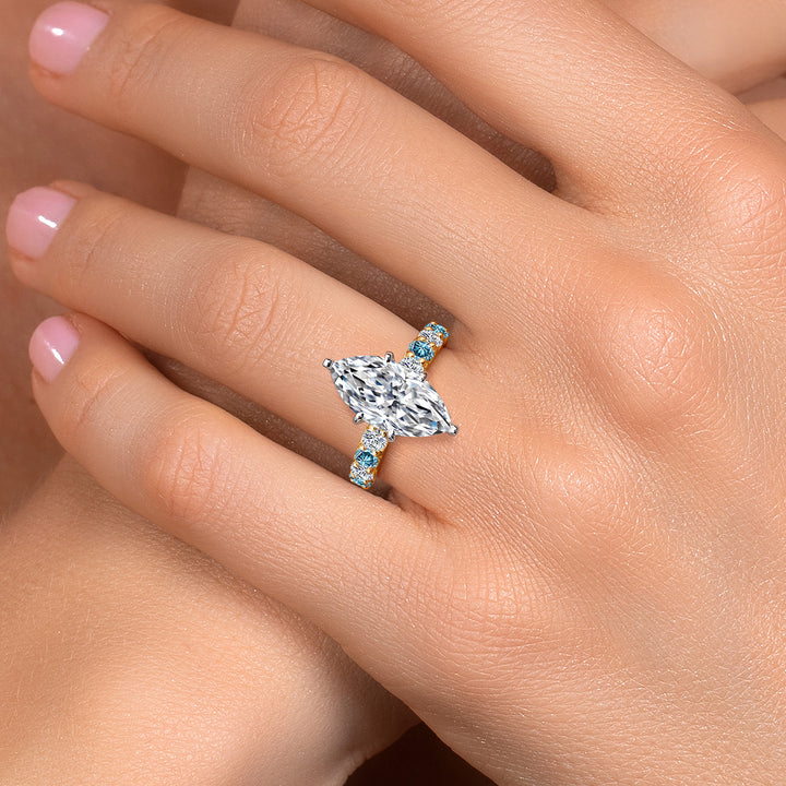 Ring in 14K Two Tone Gold