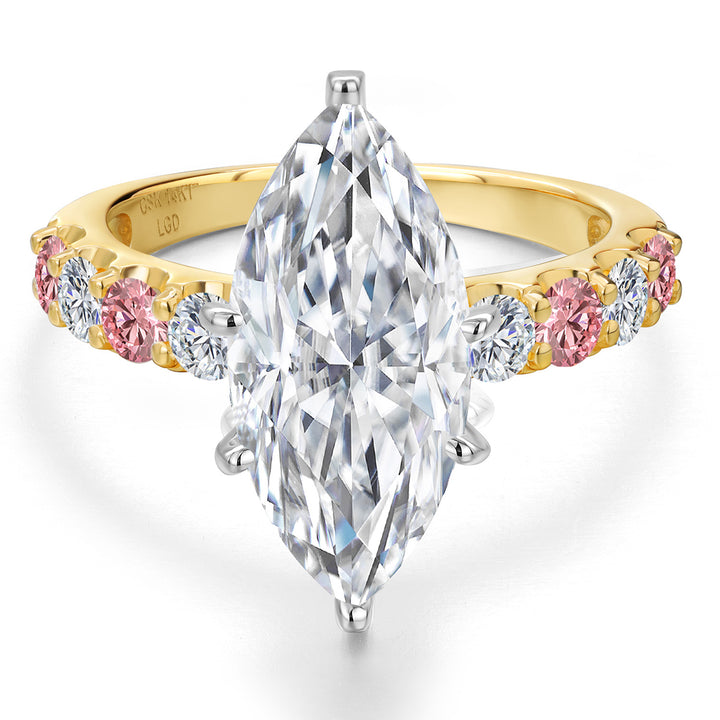Ring in 14K Two Tone Gold