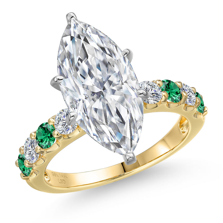 8_Ring in 14K Two Tone Gold