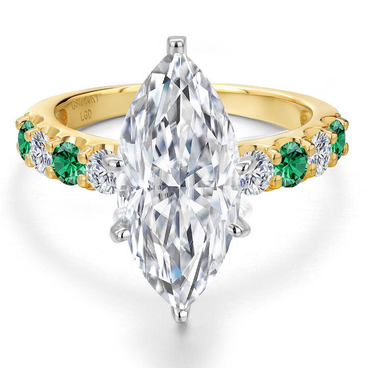 Ring in 14K Two Tone Gold