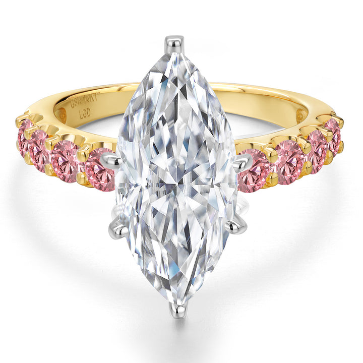 Ring in 14K Two Tone Gold