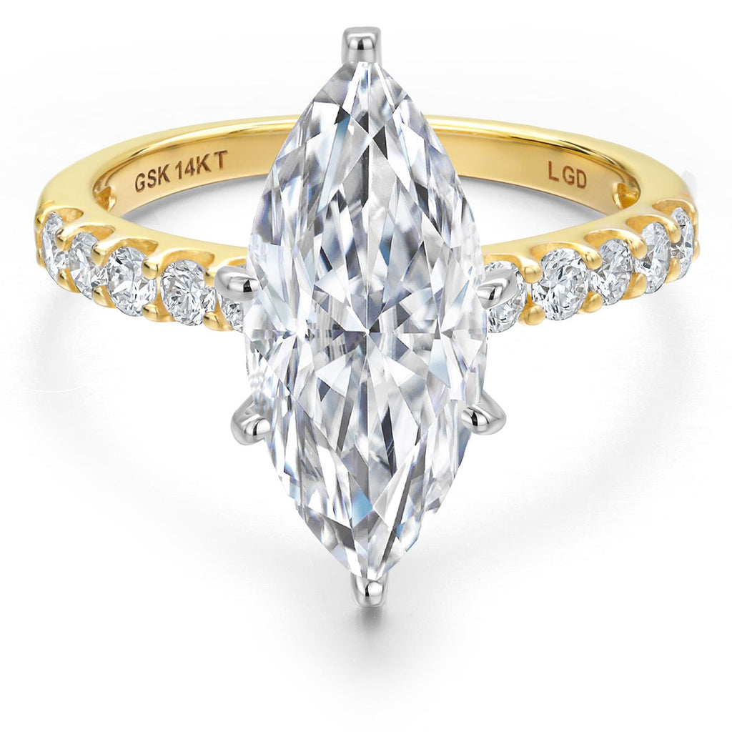 Center 4ct_Ring in 14K Two Tone Gold