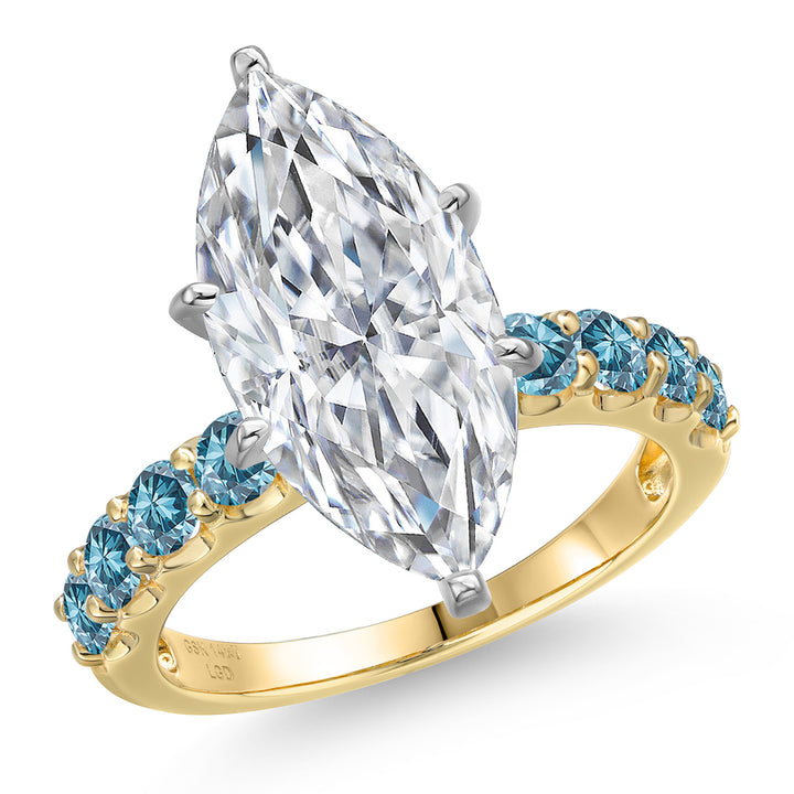 8_Ring in 14K Two Tone Gold