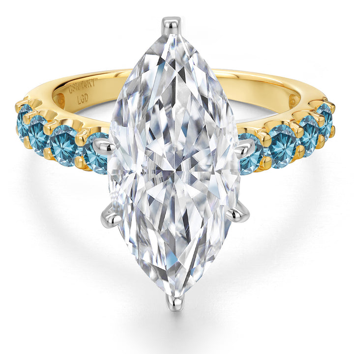 Ring in 14K Two Tone Gold