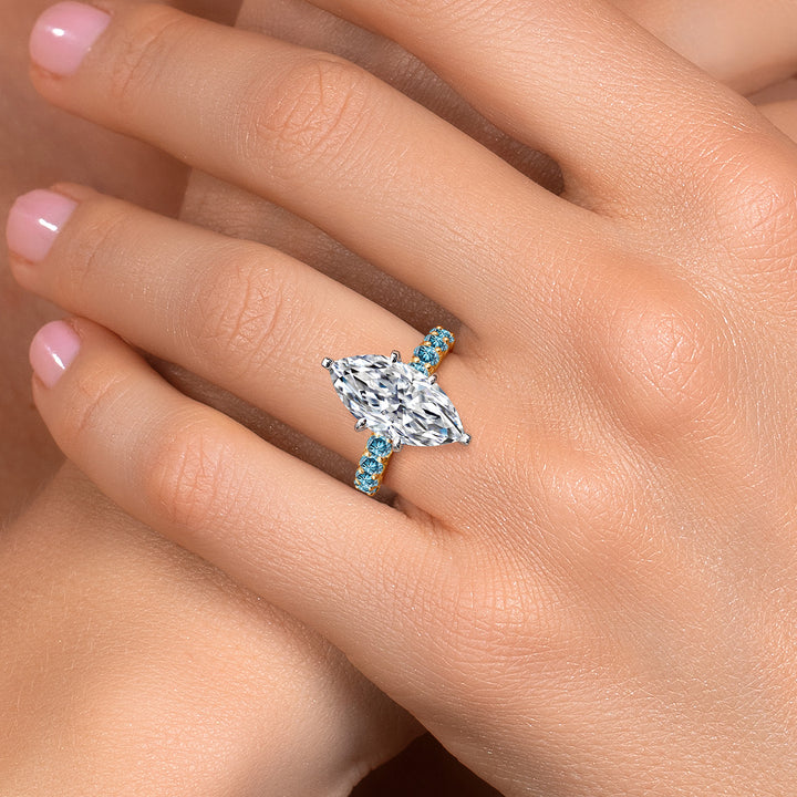 Ring in 14K Two Tone Gold