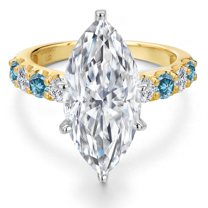 Ring in 14K Two Tone Gold
